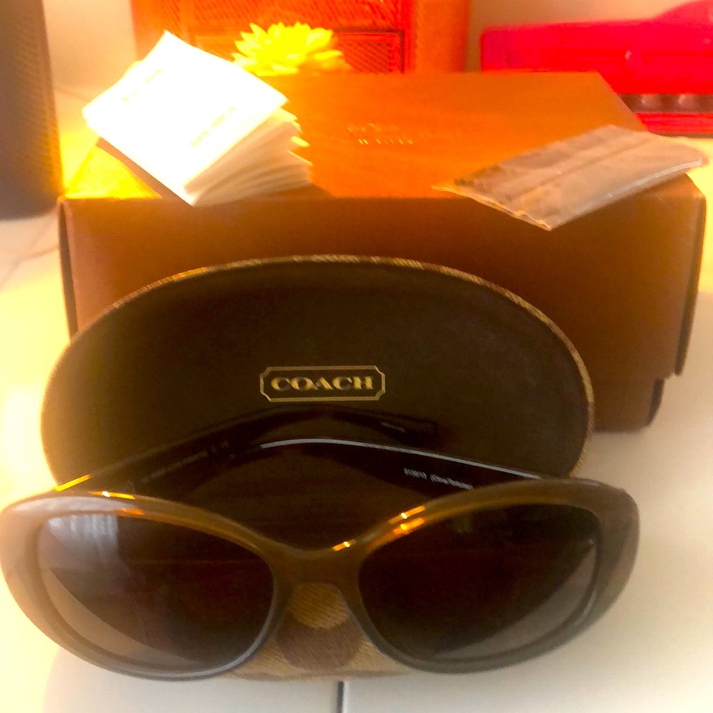 Gently used coach sunglasses